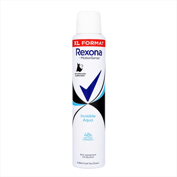REXONA DEO SPREJ  INVISIBLE AQUA 200ML